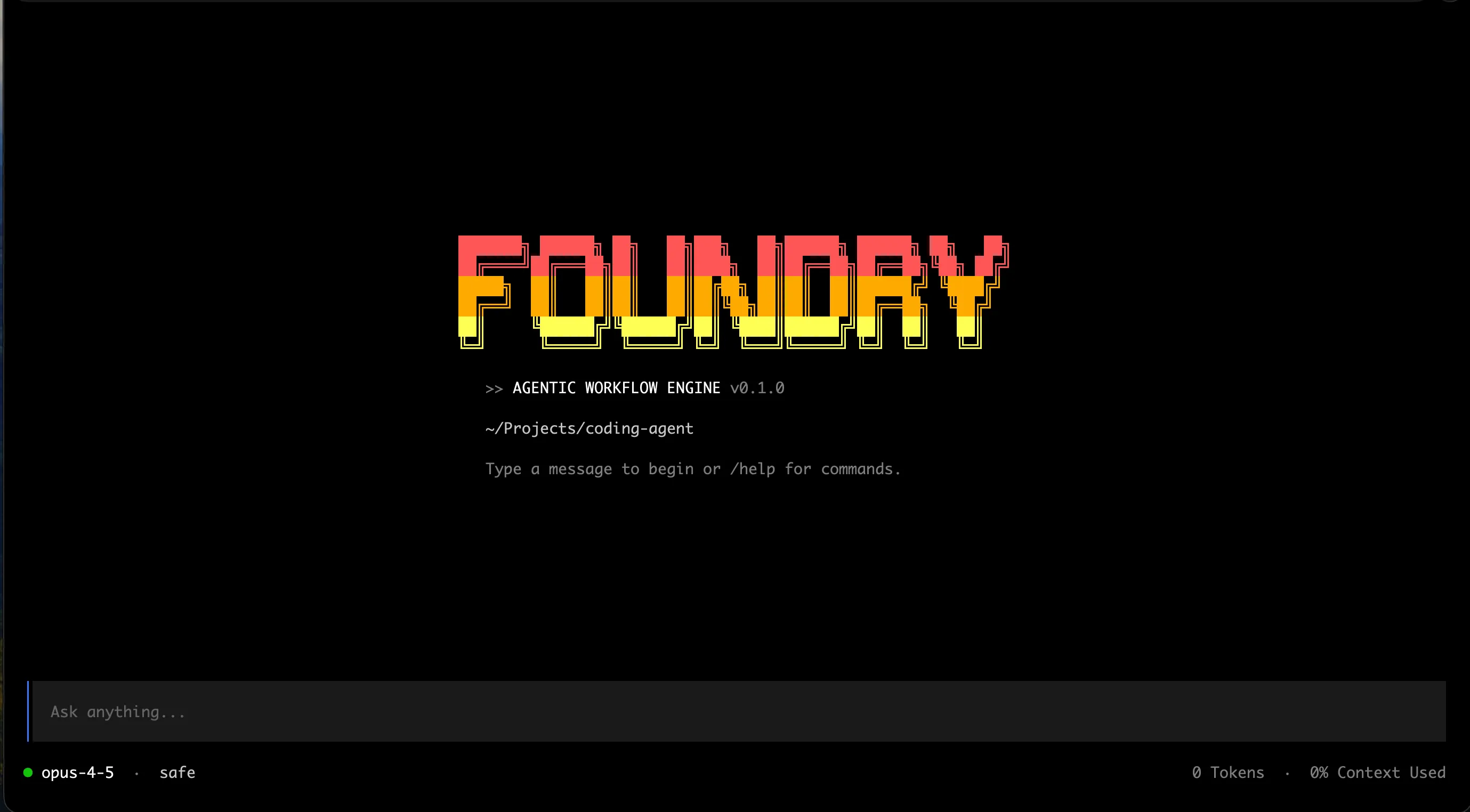 Foundry - Agentic Workflow Engine